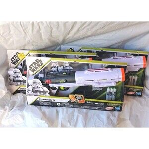 Lot 3 Nerf GlowStrike Star Wars Stormtrooper Triple Strike Blaster New Sealed